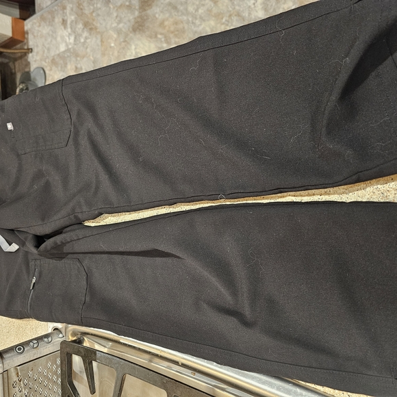 Figs Black Scrub Pants, Full-Length Design - Picture 1 of 3